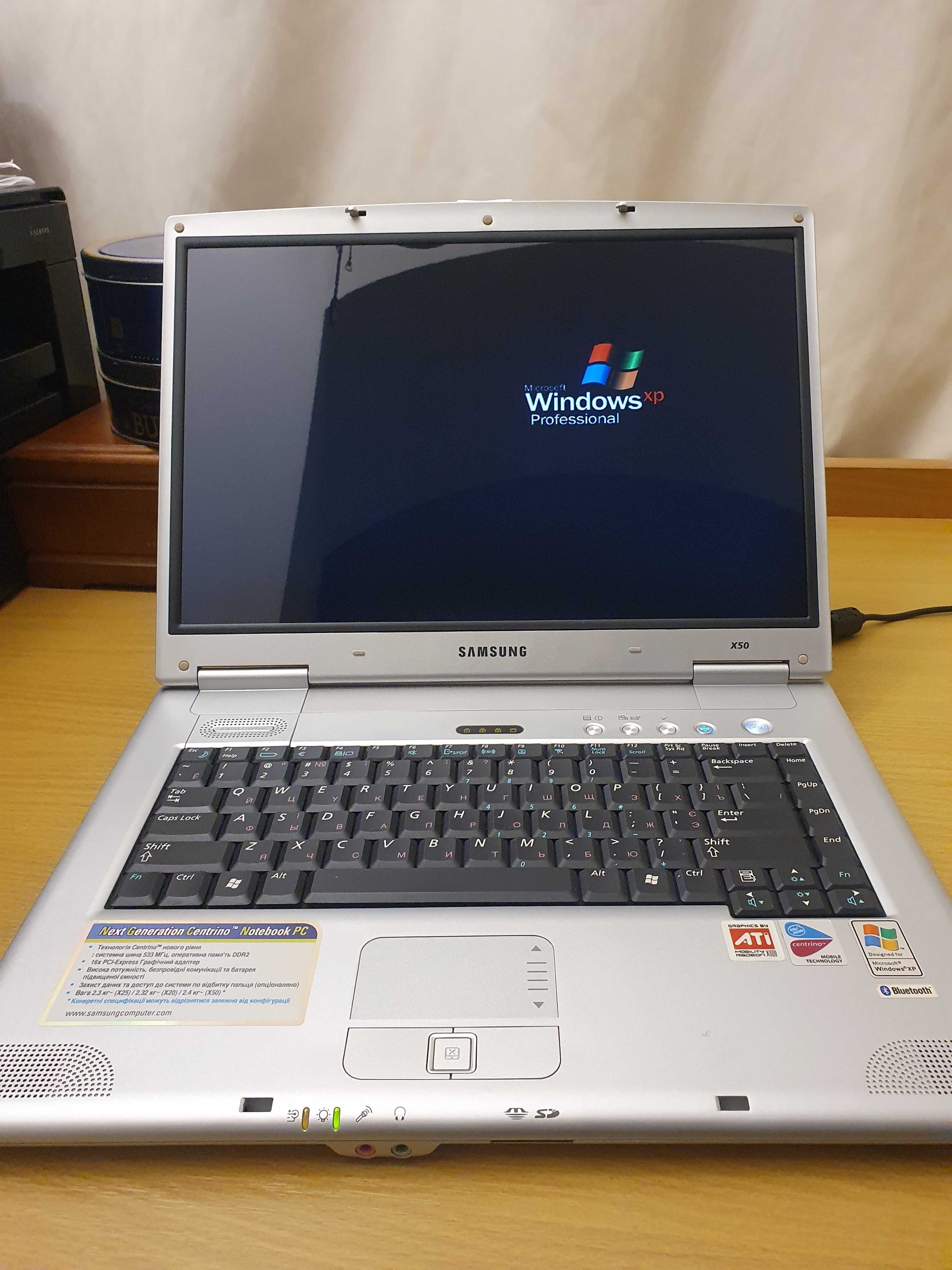 • Samsung NP-X50 Retro Laptop рідкісна модель (15,4inch) •