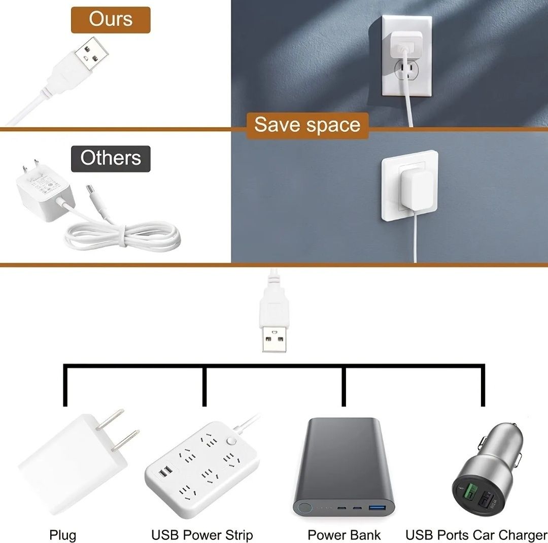 Светодиодная usb led лампа с регулировкой яркости и температуры свечен