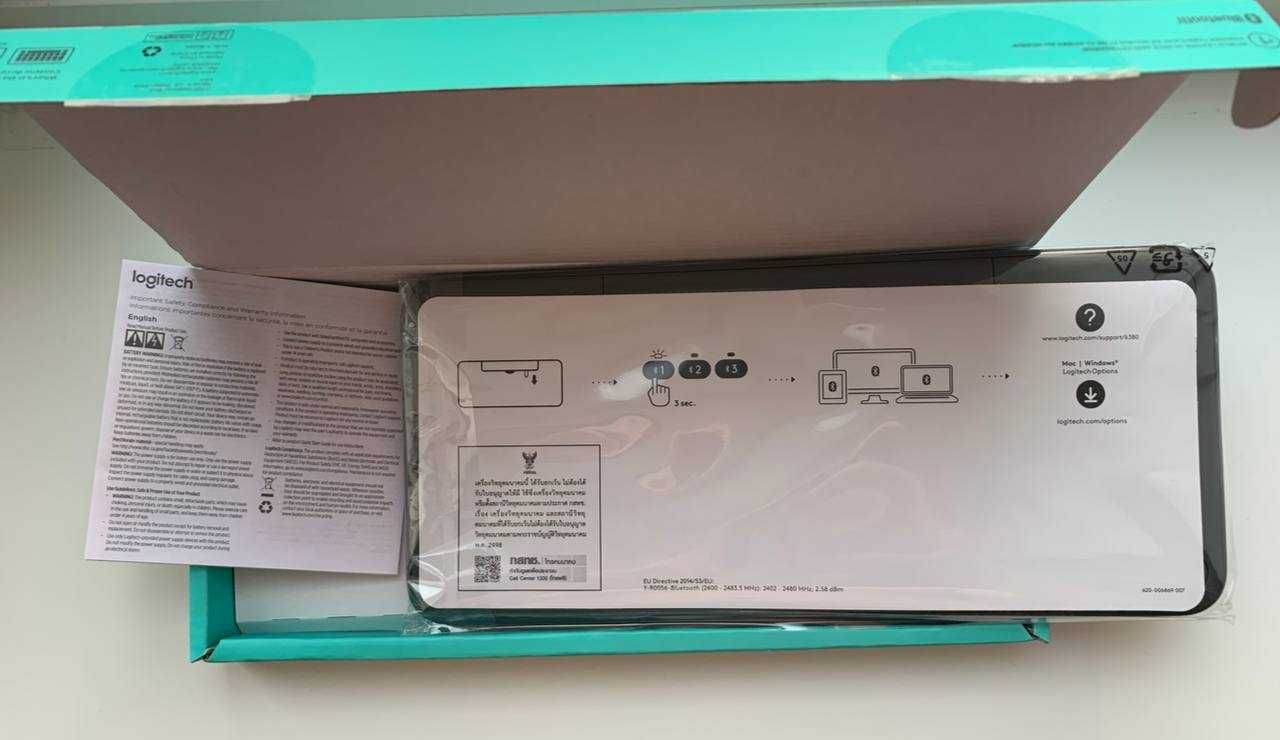 Клавиатура Logitech K380 Multi-Device Bluetooth Dark Grey(US)