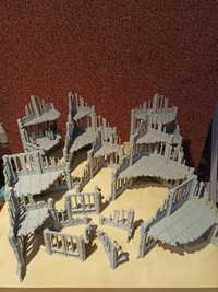Duży zestaw bundynków Warhammer 40000 / 40k ruiny / budynki