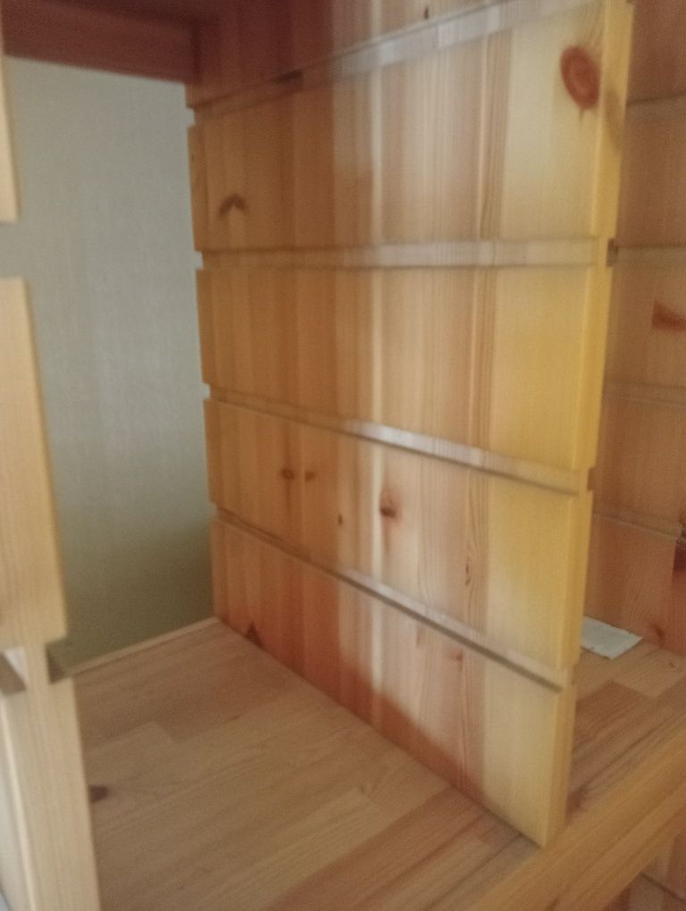 Komplet mebli do pokoju dziecięcego łóżko podwójne +regały TrofastIkea