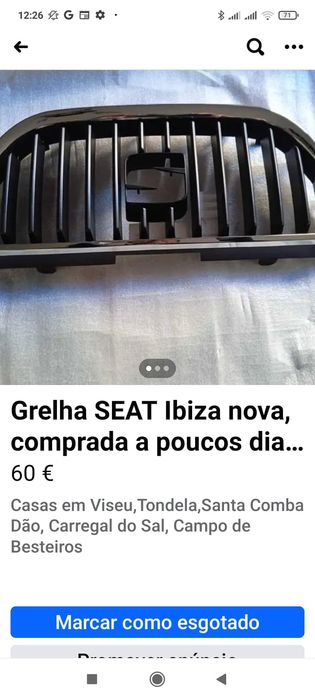 Peças para SEAT Ibiza