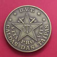 medalha Bombeiros CALDAS DAS TAIPAS - 100 Anos - 1887 : 1987