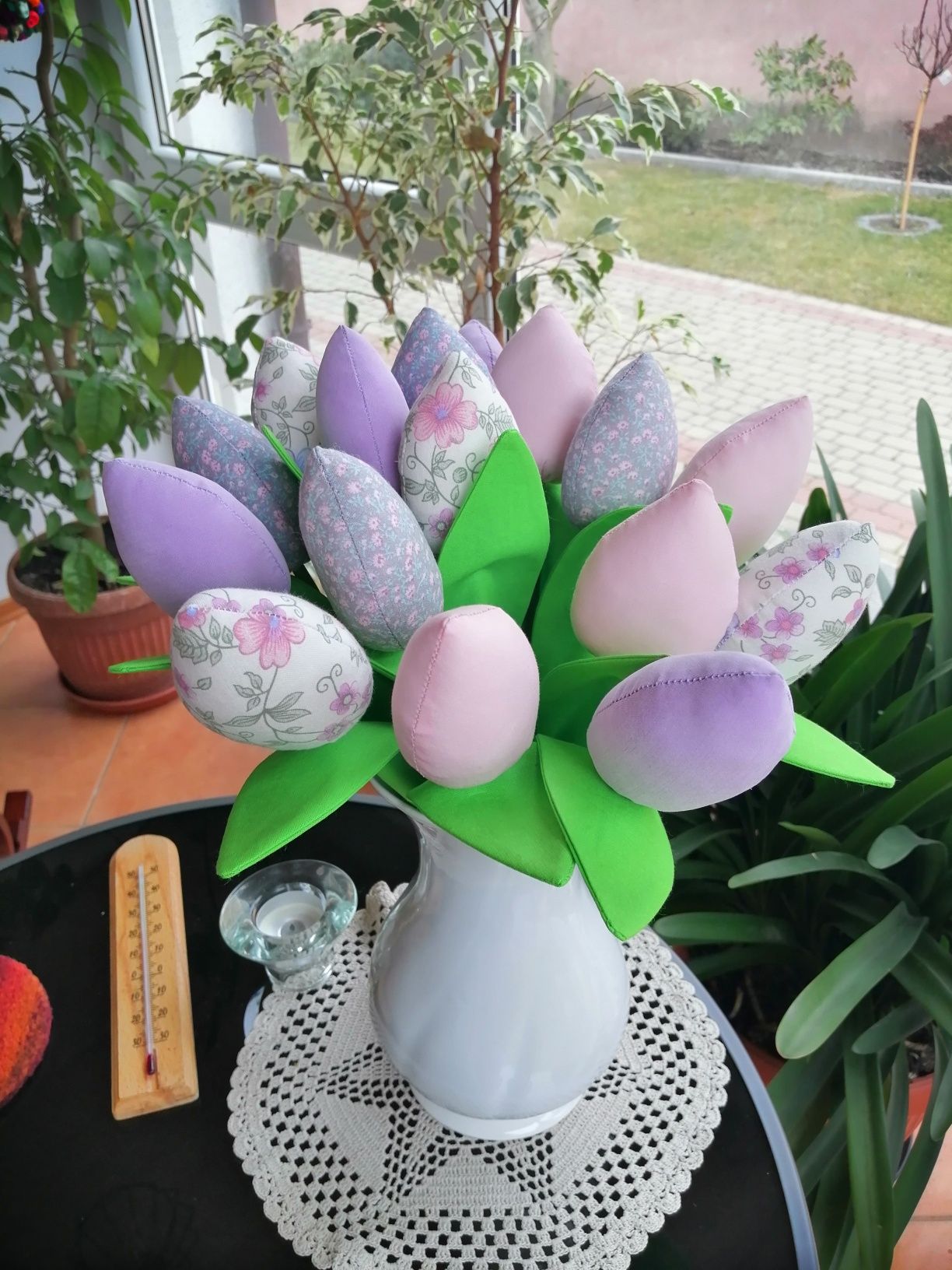 Kolorowe kwiaty  tulipanów