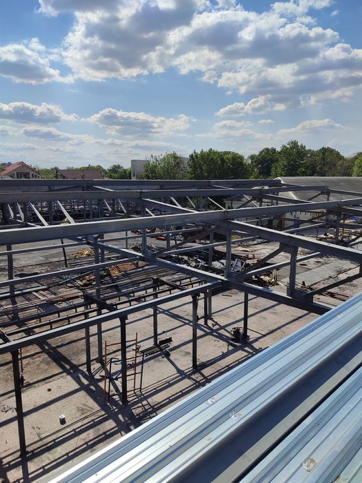 сварочные работы металлоконструкции.Зварювальні роботи