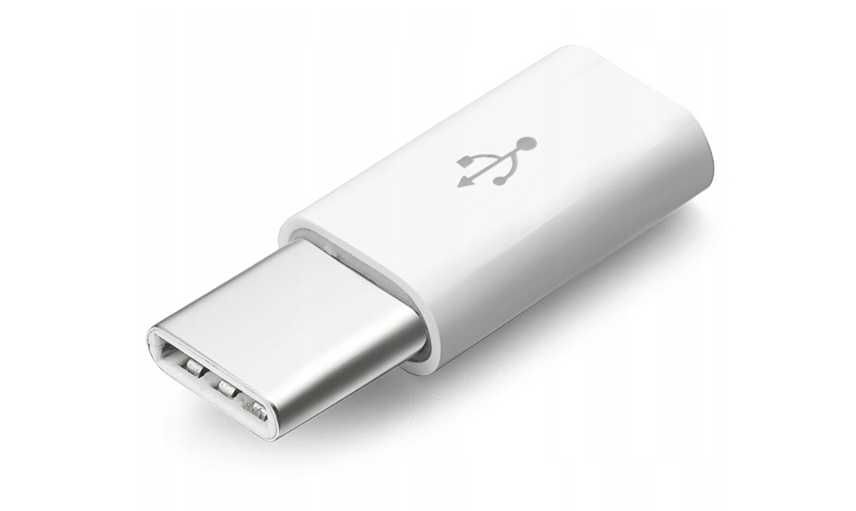 Adapter Przejściówka ze złącza Micro USB na USB C