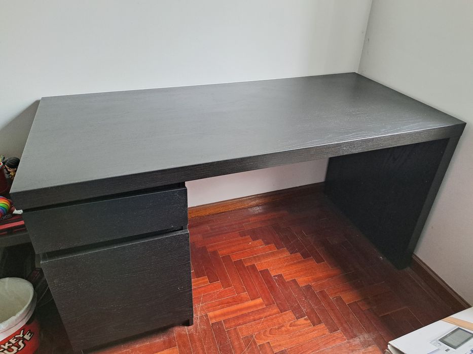 IKEA Secretária MALM com gaveta e porta