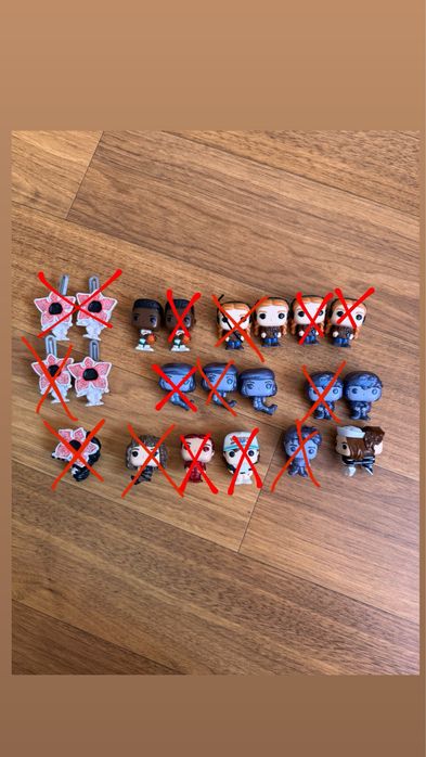 Іграшки funko pop stranger things, дивні дива, очень странные дела