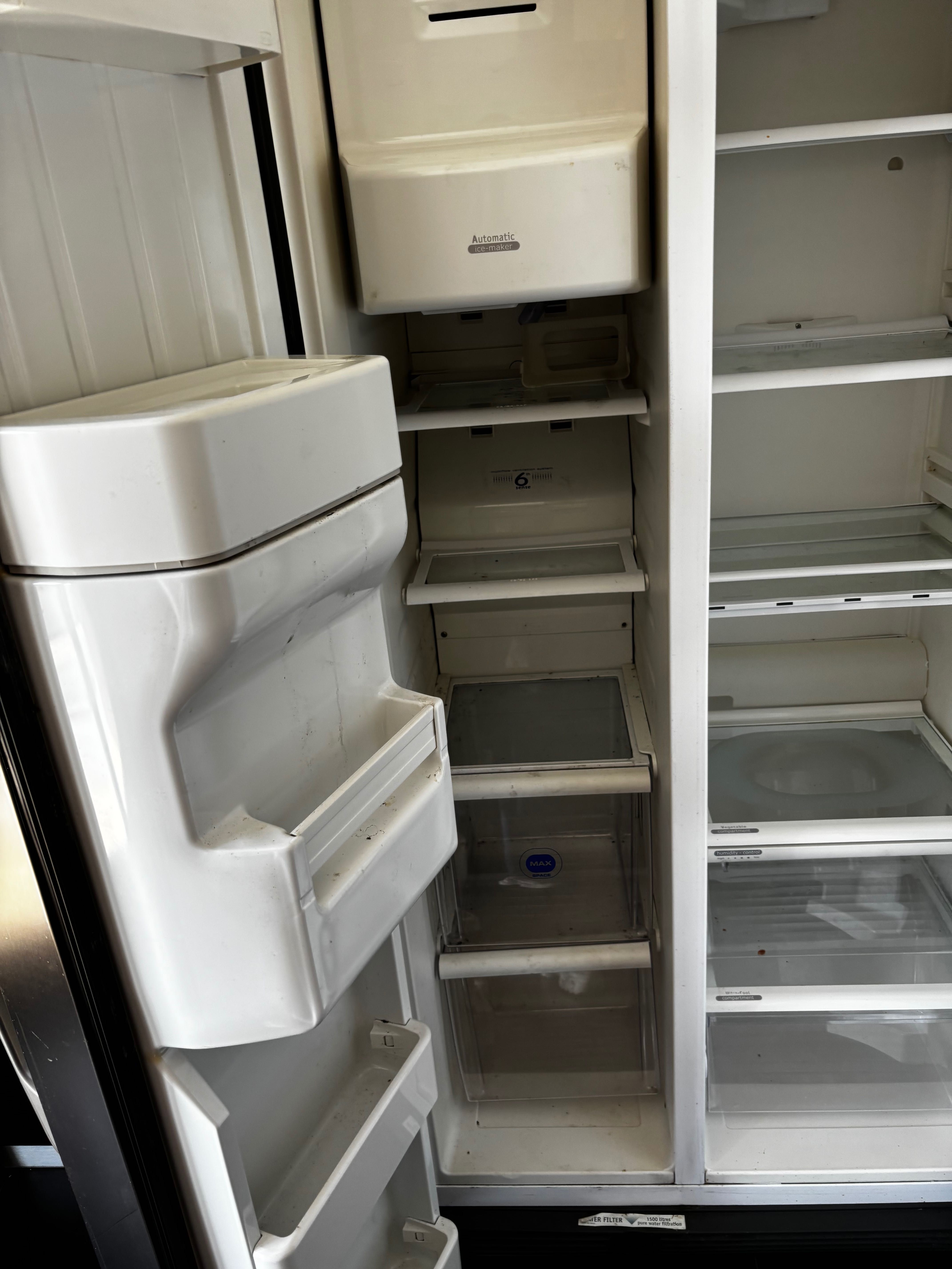 frigorifico americano whirlpool inox 2 portas