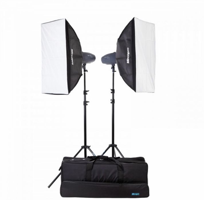 Спалах Mircopro MQ-200s 2 софтбокси