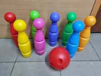 Kręgle Plastikowe do zabawy dla Dzieci