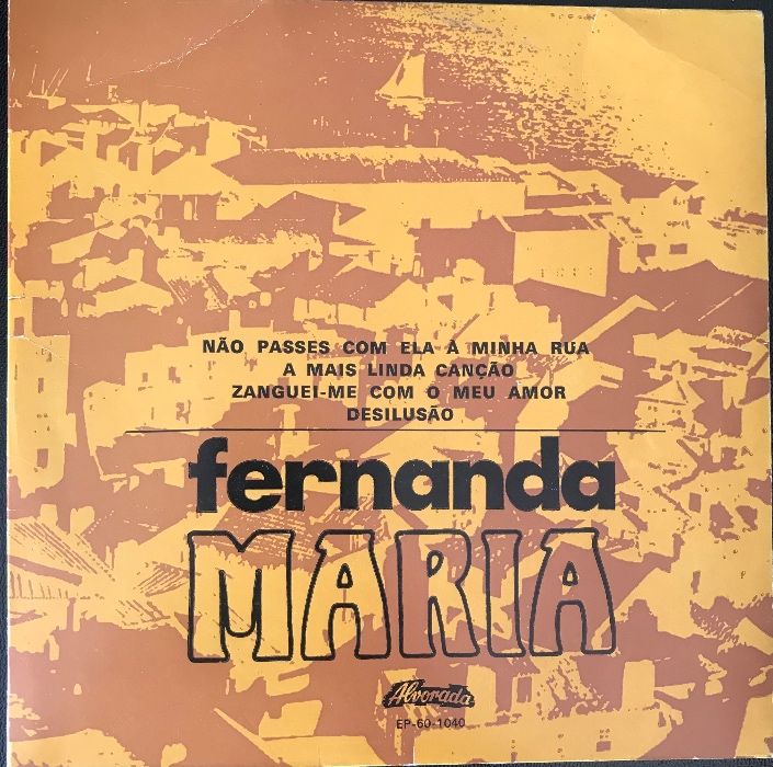 Disco Vinil - Fernanda Maria – Não Passes Com Ela Á Minha Rua