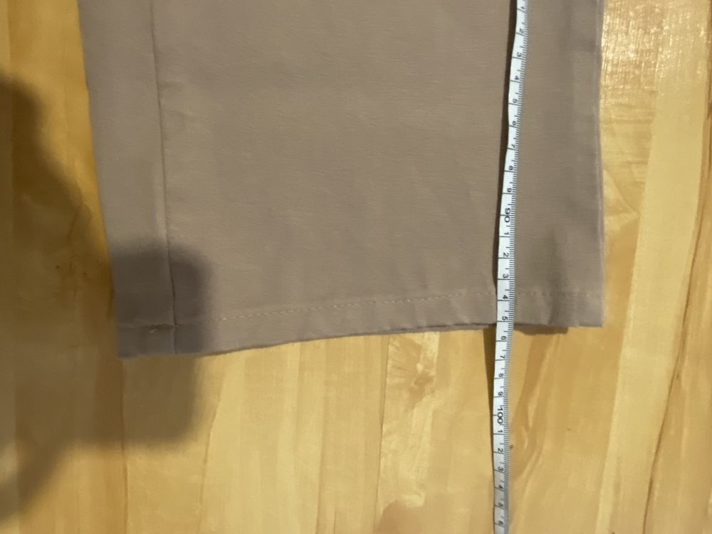 Laura Kent roz 48 4XL damskie spodnie jeansowe dżinsowe beżowe brązowe