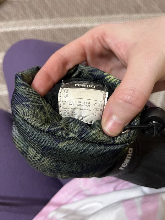 Чоботи Reima 22 розмір