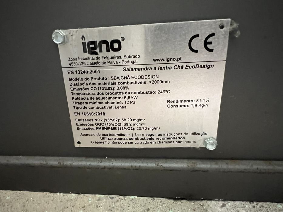 Vendo salamandra 6.8kw