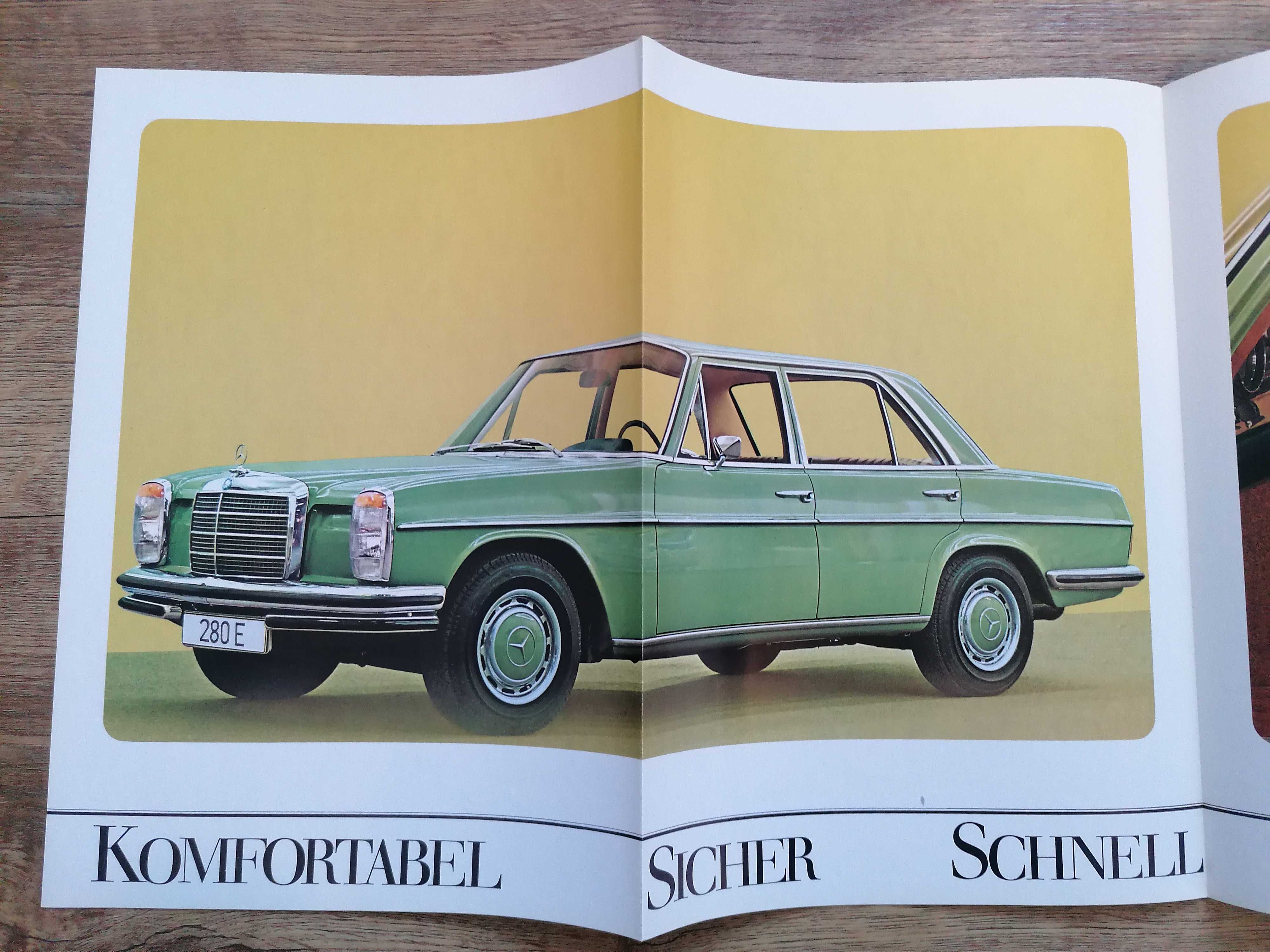 Prospekt Mercedes W114 250, 280, 280E