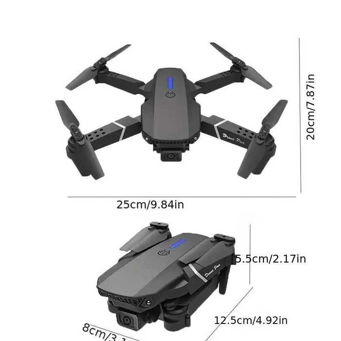 Dron E88 2 baterie w zestawie