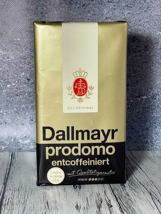 Кава мелена 500 грам Далмаєр Продомо Dallmayr prodomo БЕЗ КОФЕЇНУ