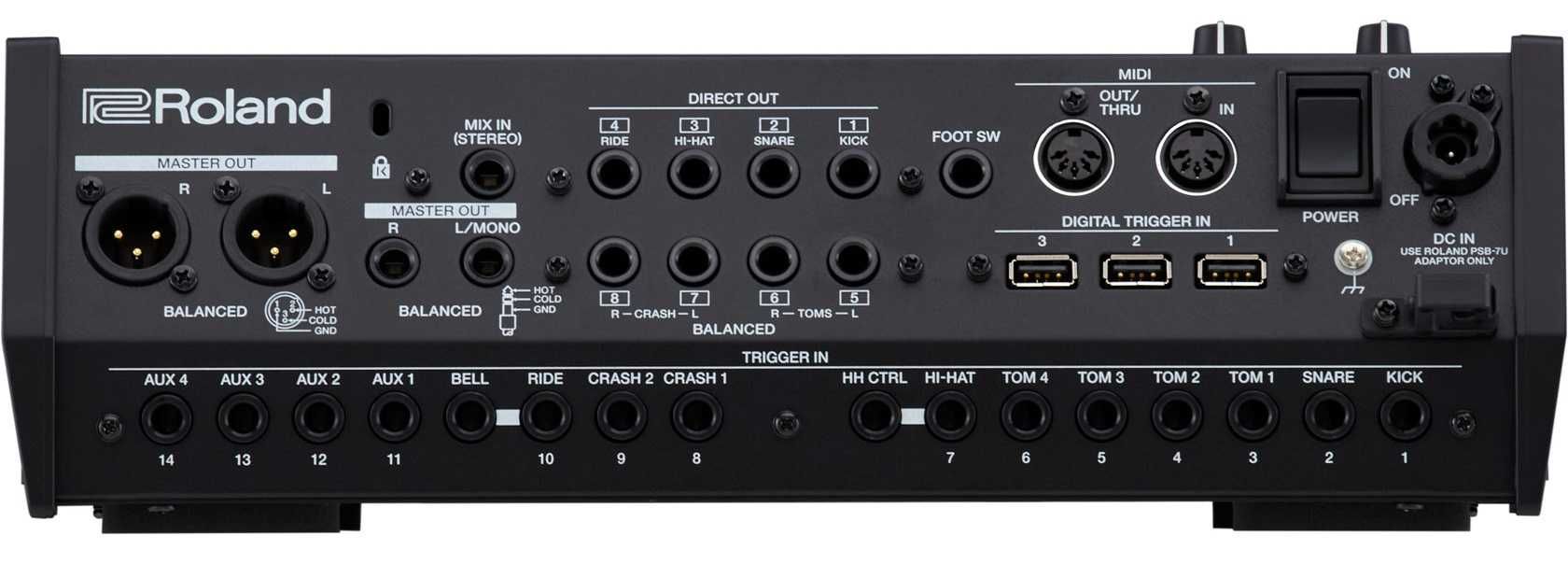 Roland TD713 Perkusja Moduł V71 Sample Akustyczne DW V-Drums TD-50