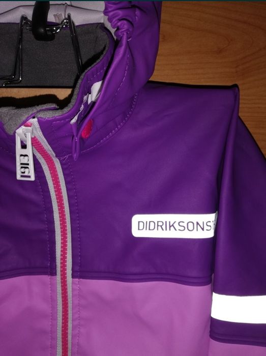 Kurtka przeciwdeszczowa DIDRIKSONS 1913 roz.90 na 12-18m, wodoodporna