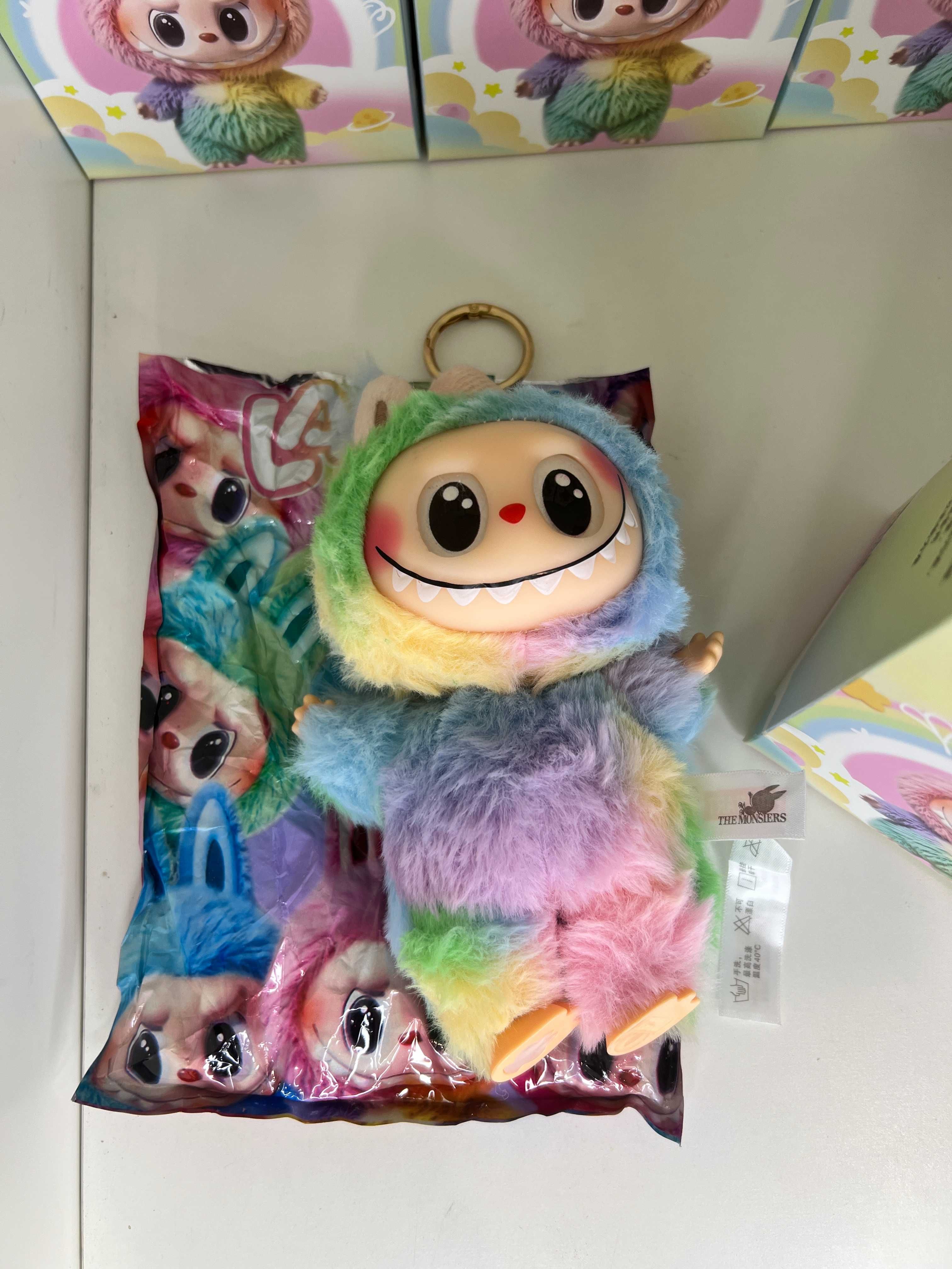 Labubu 4.0 v4 Tęczowa Kolorowa 4 popmart The Monsters Secret