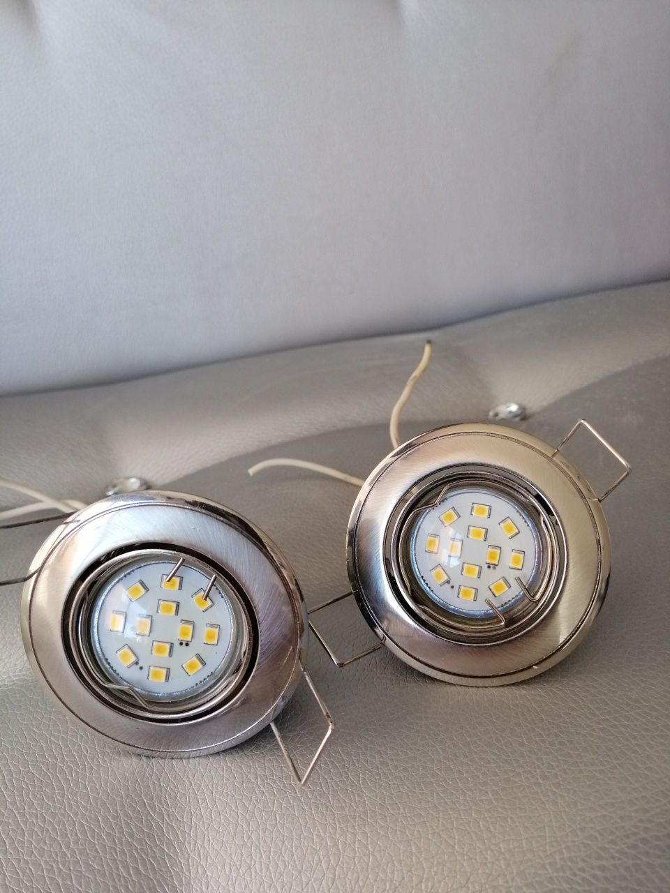 Led oprawa wpuszczana halogenowa+halogen led