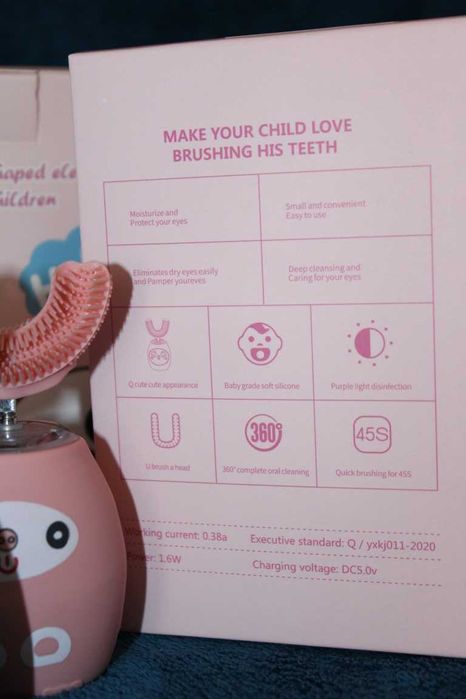 Escova de Dentes Elétrica para Criança 360º! Magica e Divertida!