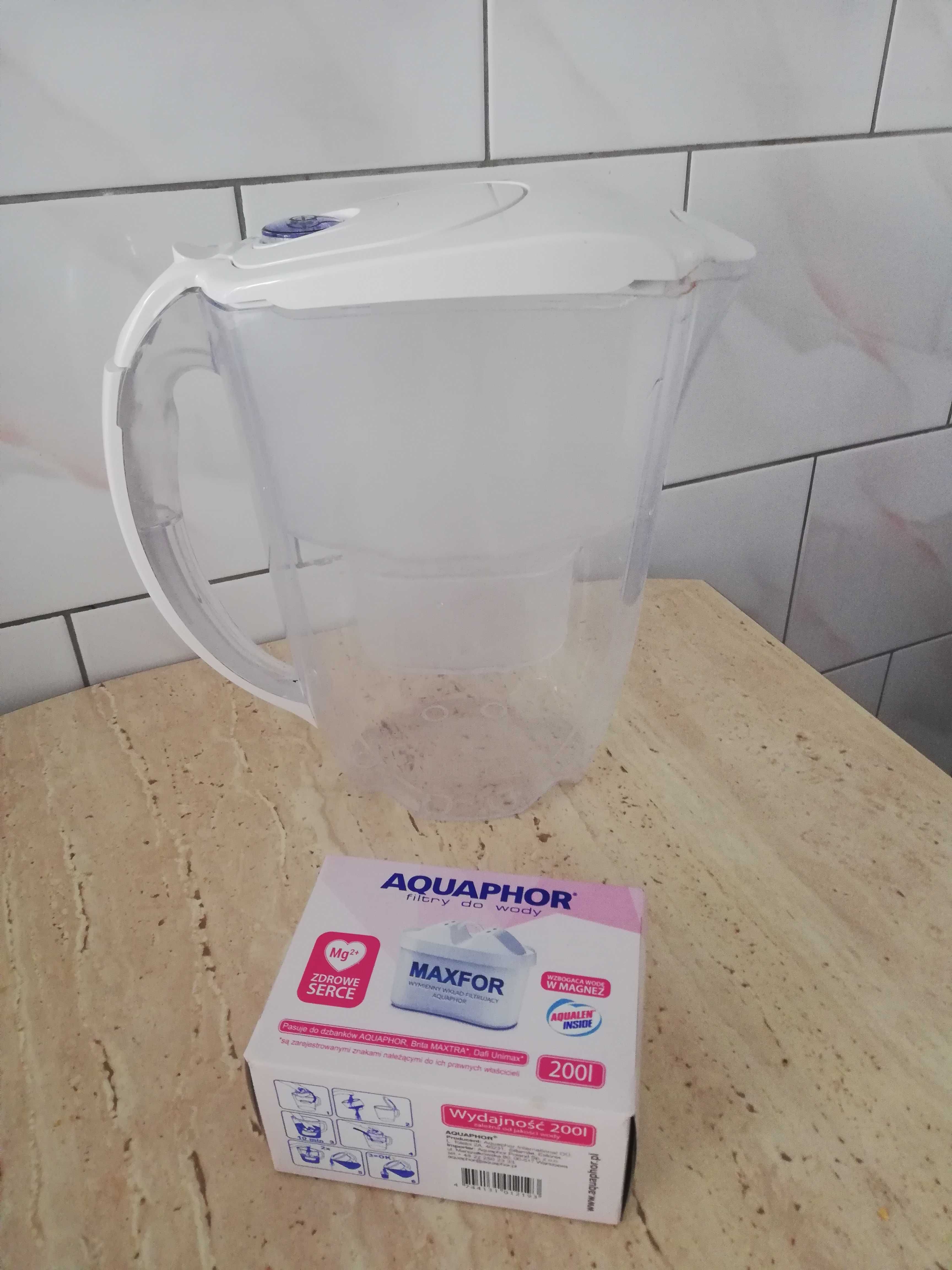 Dzbanek filtrujący Aquaphor plus nowy wkład