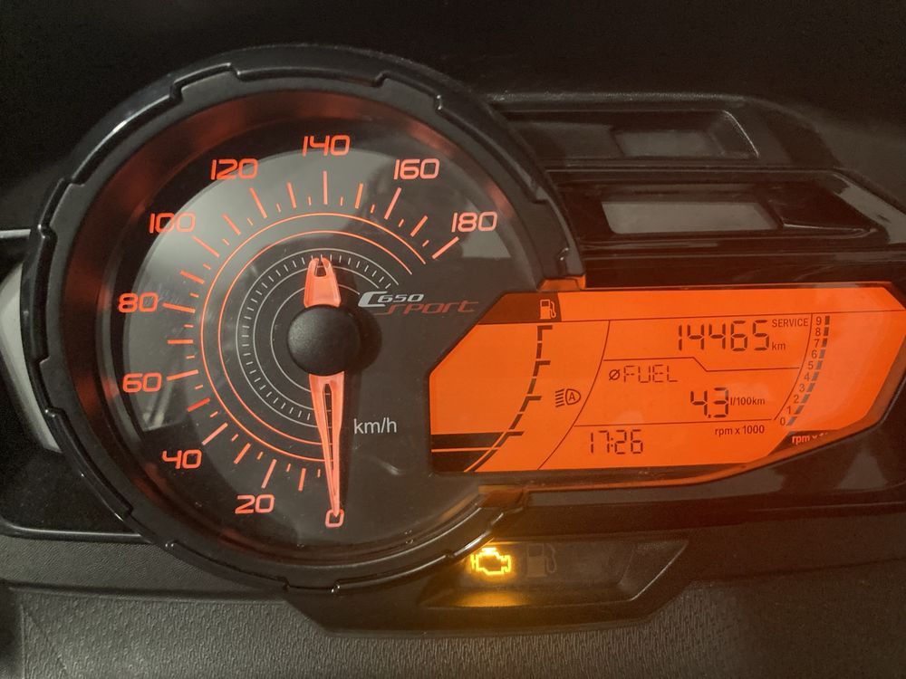 BMW C 650 Sport ; 2017 ; 14.465 km