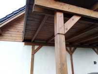 Konstrukcja dachowa wiązary więźba łaty zadaszenie tarasu carport