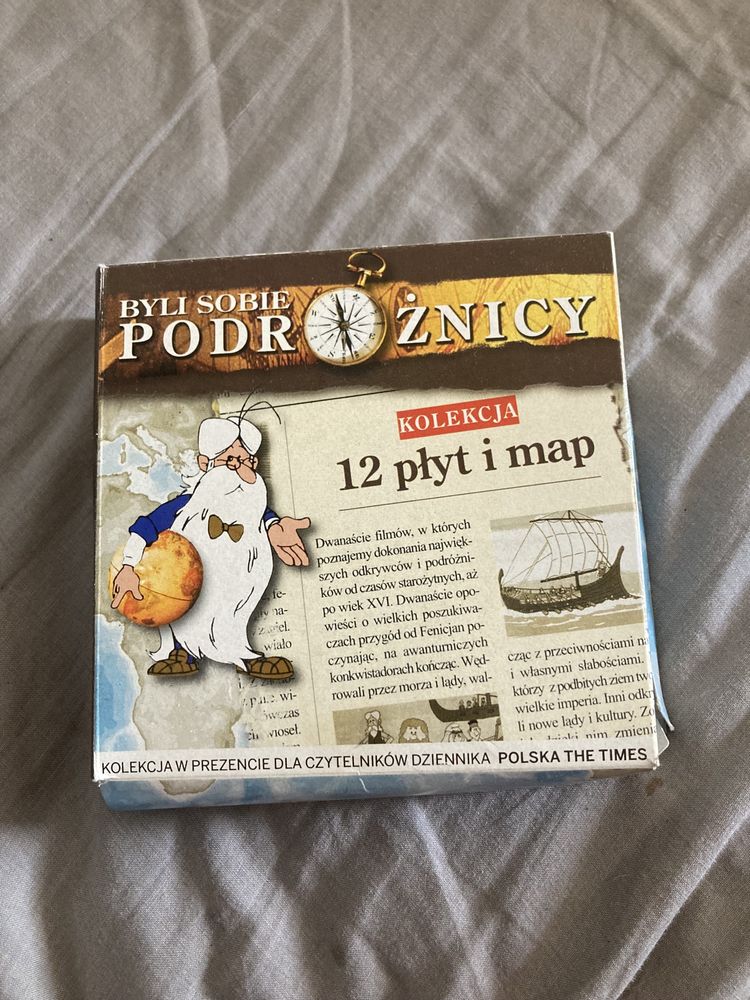 „Byli sobie podróżnicy” kolekcja płyt i map