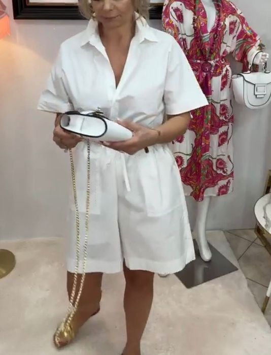 Kombinezon biały włoski