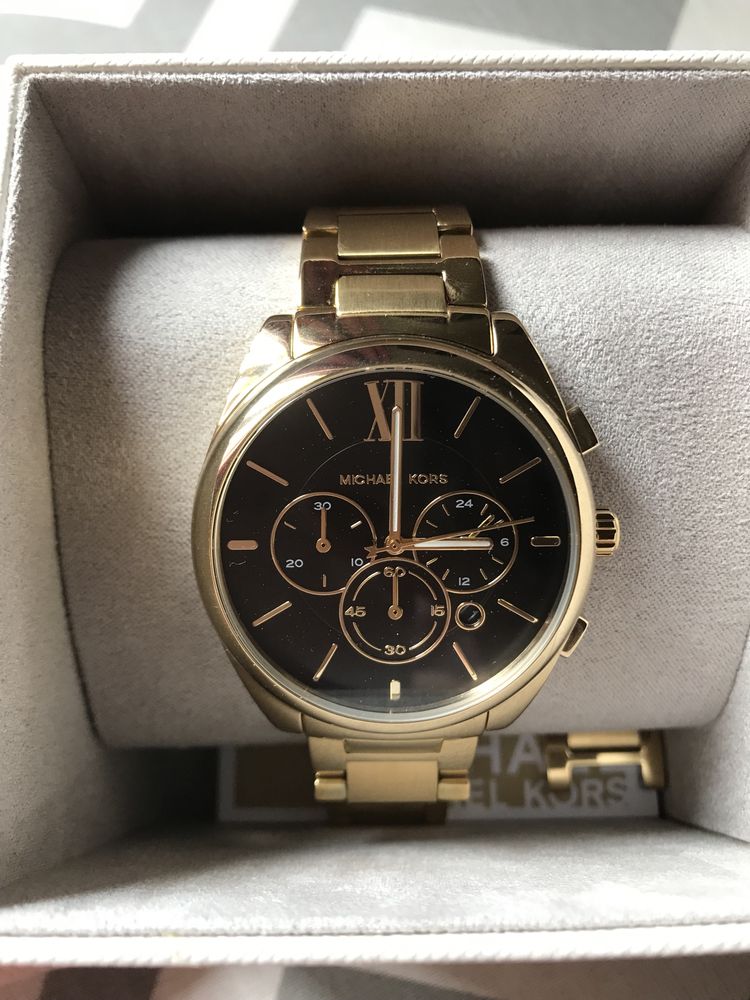 Relógio Michael Kors Dourado Novo