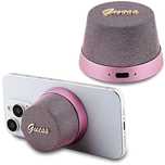 Głośnik Bluetooth Guess Magnetic Script Metal - różowy