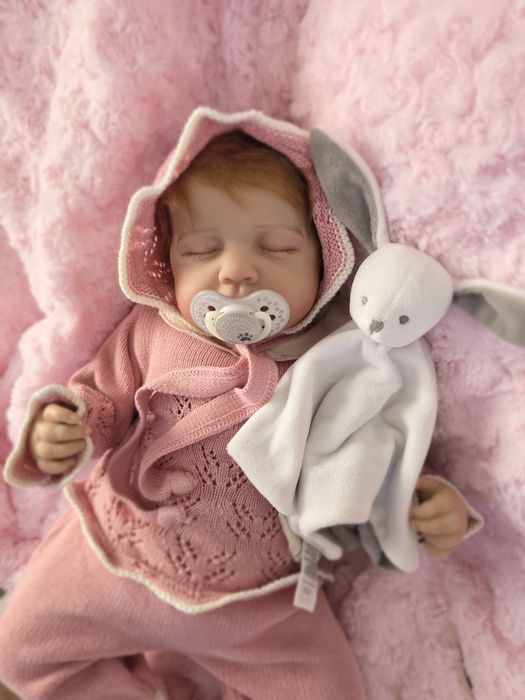Bebé reborn menina 50 cm com enxoval