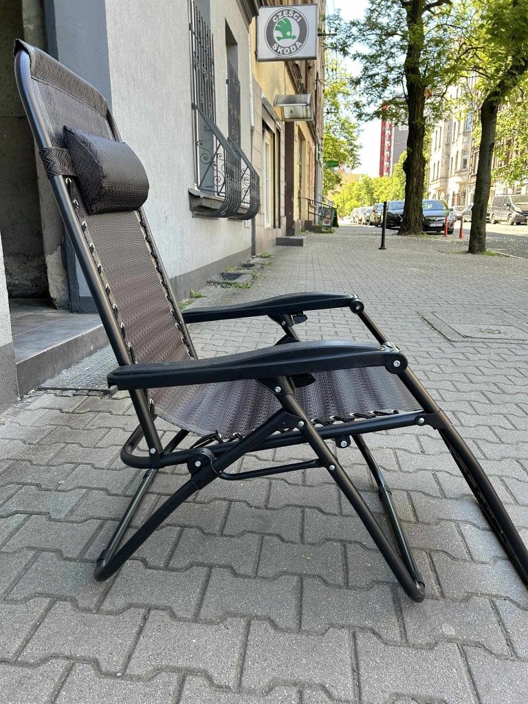 Leżaki ogrodowe brąz