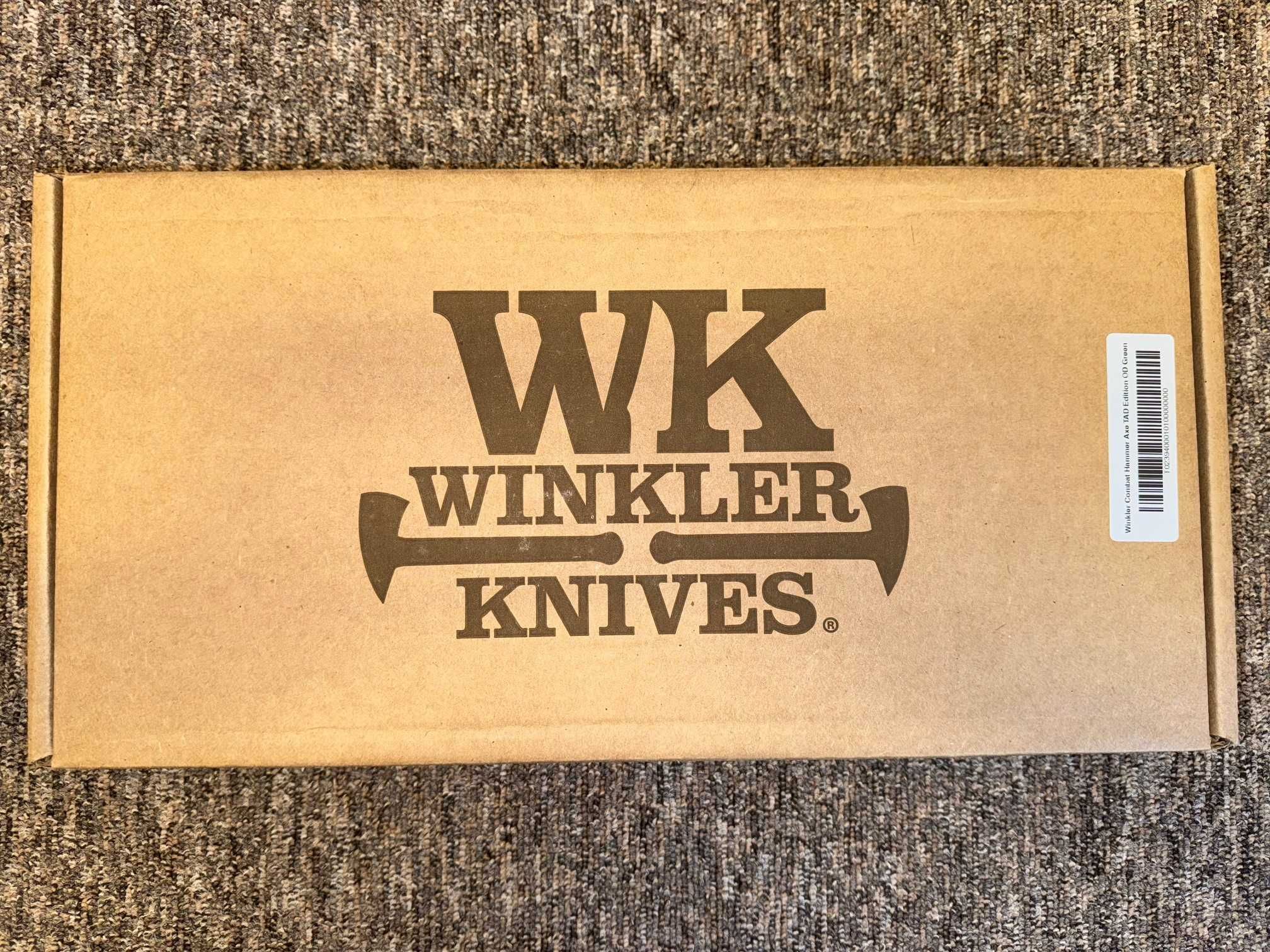 Winkler Knives TAD Edition Combat Axe Hammer OD Green