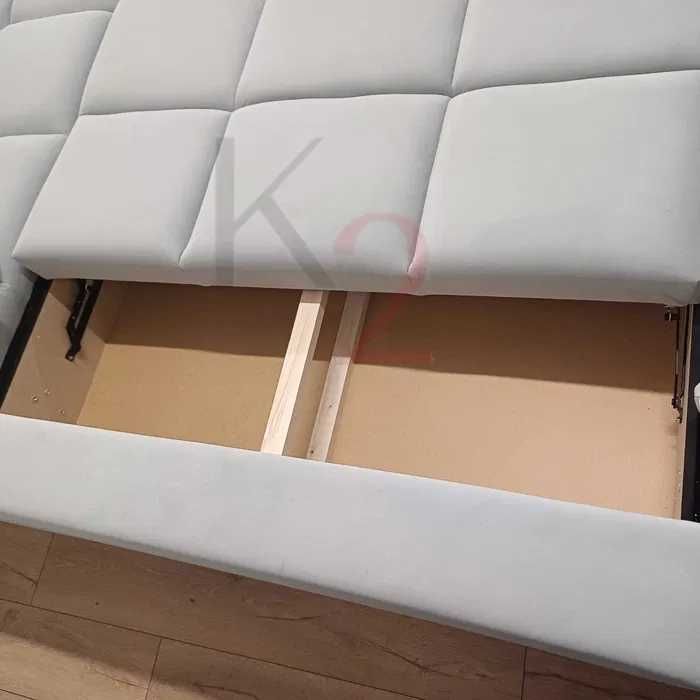 Narożnik Alaska U Duży Modny Pikowana Kanapa Sofa do Salonu +GRATIS
