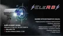 Wykonywanie instalacji elektrycznych, usługi elektryczne, monitoring