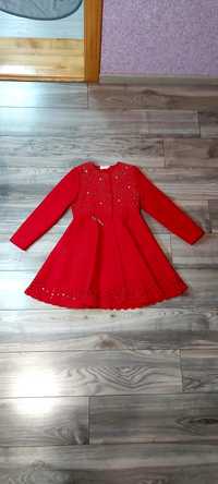 Дитяче червоне пальто Eleya 146