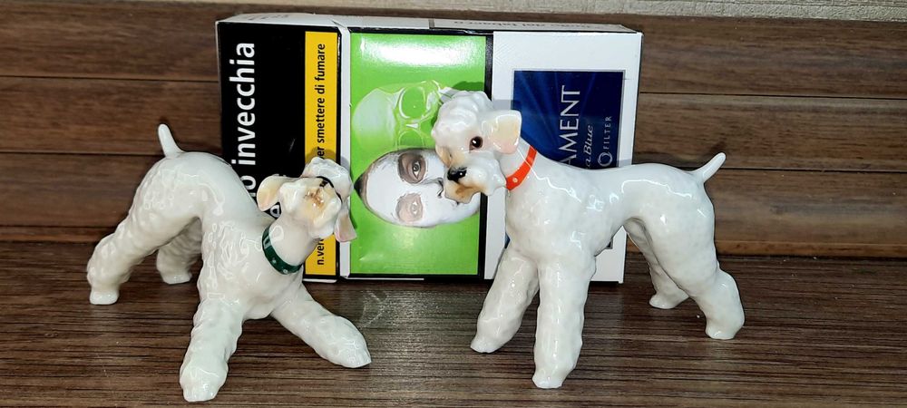 Коллекционная фарфоровая пара "Королевских пуделей" Hutschenreuther