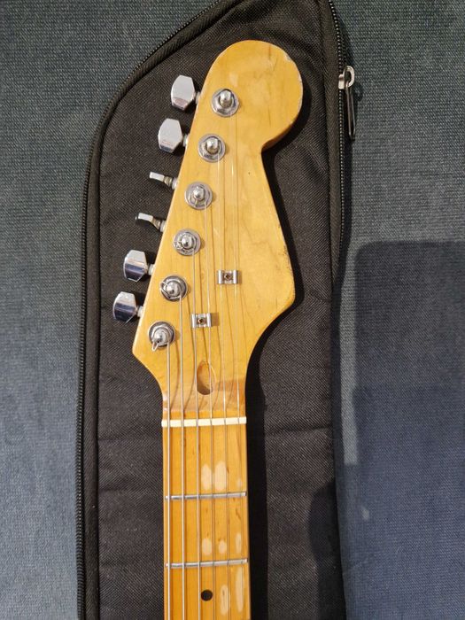 Gitara czarny stratocaster Gilmour - partcaster