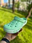Женские Crocs КРОКСЫ crocs bayaband бірюзові рожеві