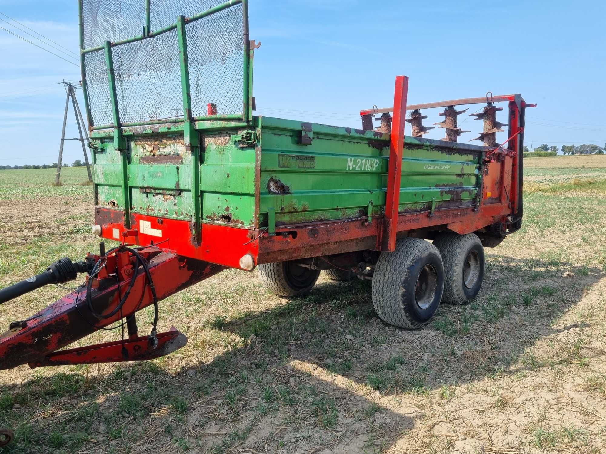 Rozrzutnik obornik 6 ton tandem WARFAMA Agromet fortschritt