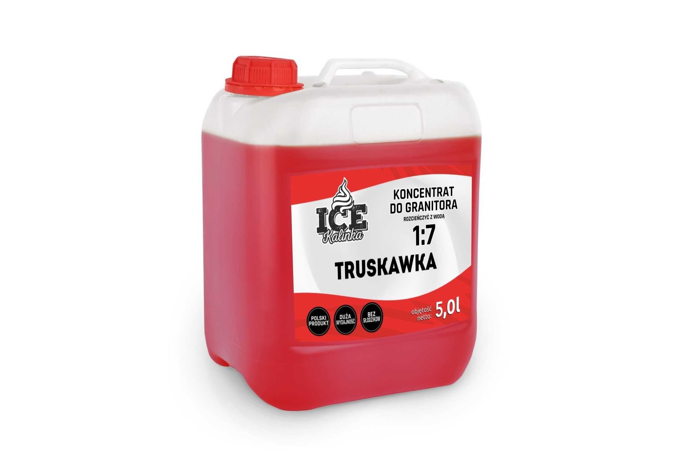 Syropy do granity, koncentrat do granitora TRUSKAWKA 5l (6,7kg)