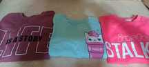 Trzy fajne bluzy XS, Sinsay