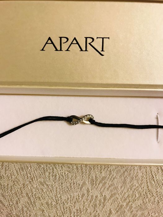 Bransoletka srebrna nieskończoność APART