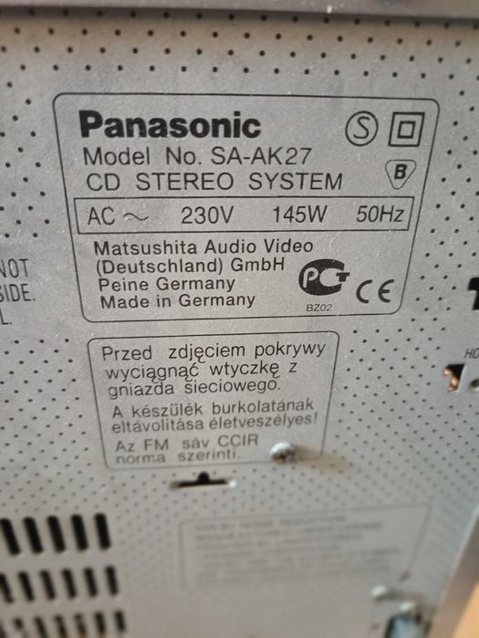 Aparelhagem Panasonic SA-AK27
