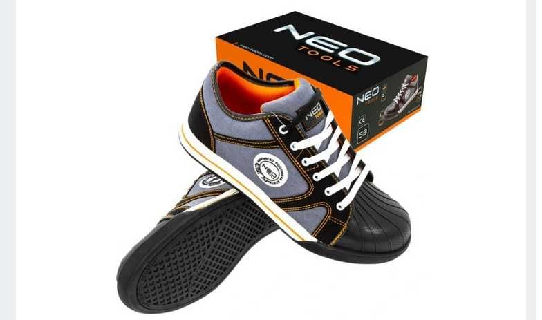 Obuwie robocze półbuty NEO TOOLS  rozmiar 43 + GRATIS