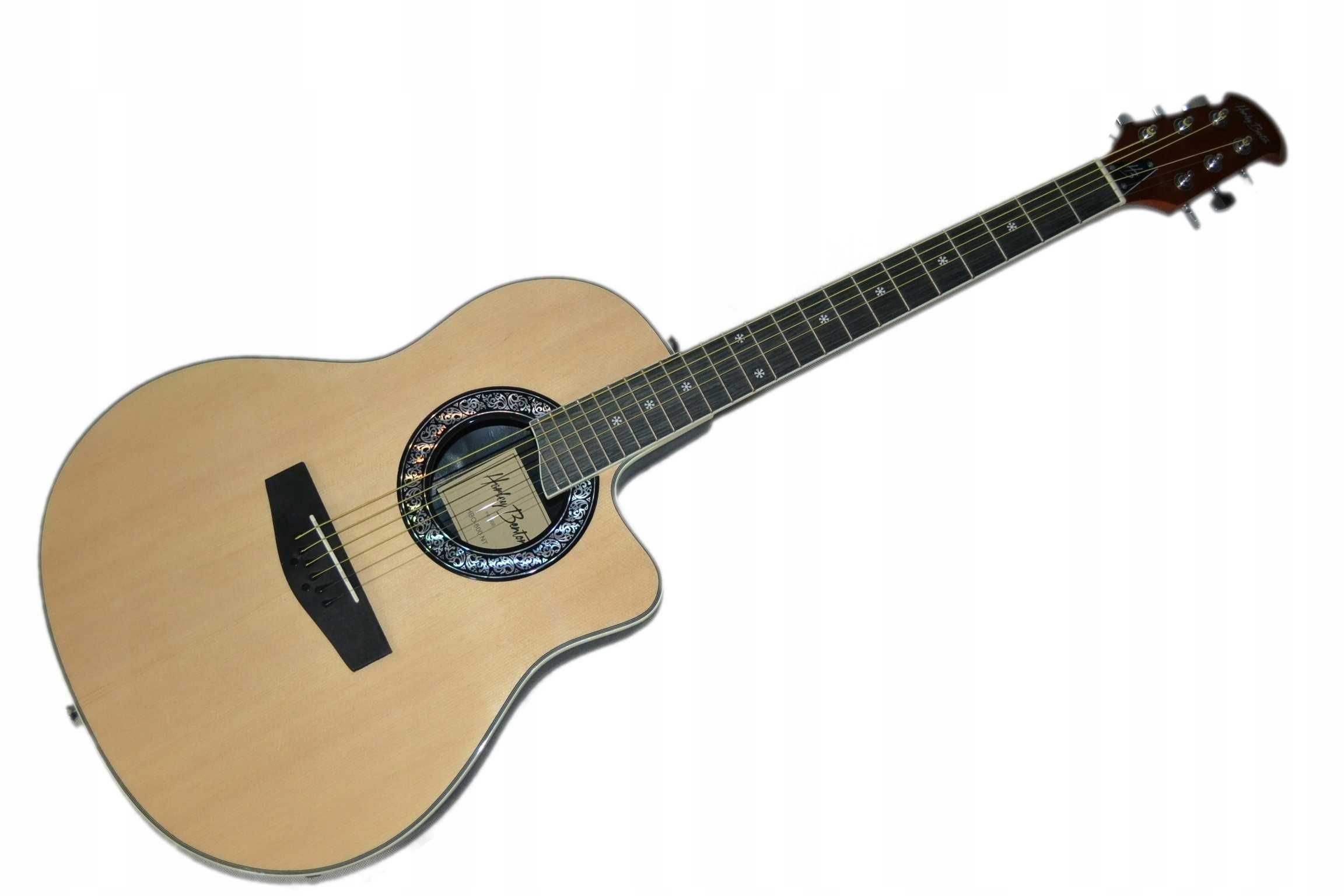 Harley Benton HBO-600 NT Ovation gitara elektroakustyczna -ustawiona!